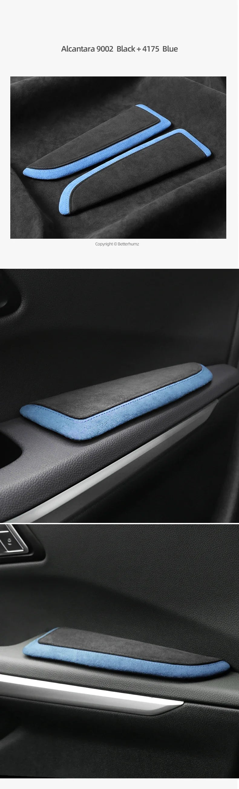 For BMW F30 F20 G20 G30 X3 G01 X5 E70 X6 E71 Made of Alcantara Car Door Armrest Elbow Pad Leg Support Cushion Anti-collision