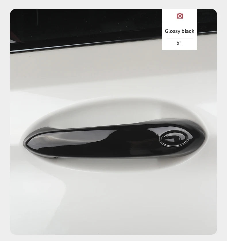 4PCS Car Door Handle Cover Trim Exterior Decoration For BMW G20 G30 G32 X1 F48 X2 F39 X3 G01 X4 G02 X5 F15 G05 G06 5 Series LHD