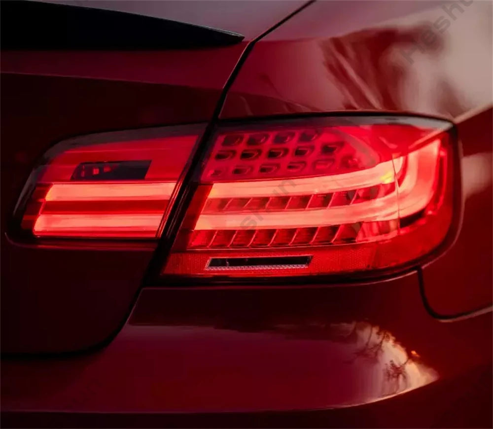 Pair Full LED Taillights For BMW 3 Series E92 M3 coupe 328i 335i 330i 2006 - 2012 Taillamp Rear Lamp Brake Fog Turn Signal Light