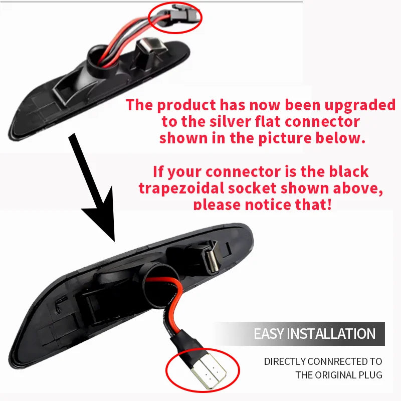 Sequential Flashing LED Turn Signal Side Marker Light For BMW E60 E61 E90 E91 E87 E81 E83 E84 E88 E92 E93 E82 E46 1 3 5 series