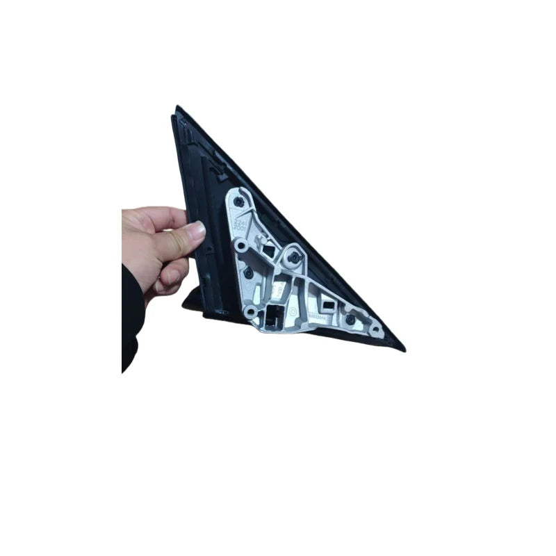 Black Front Window Triangle Trim Plate Side Mirror Garnish Cover Panel Mirror Base Holder for BMW 3 Series G20 G21 G28 2020-2023