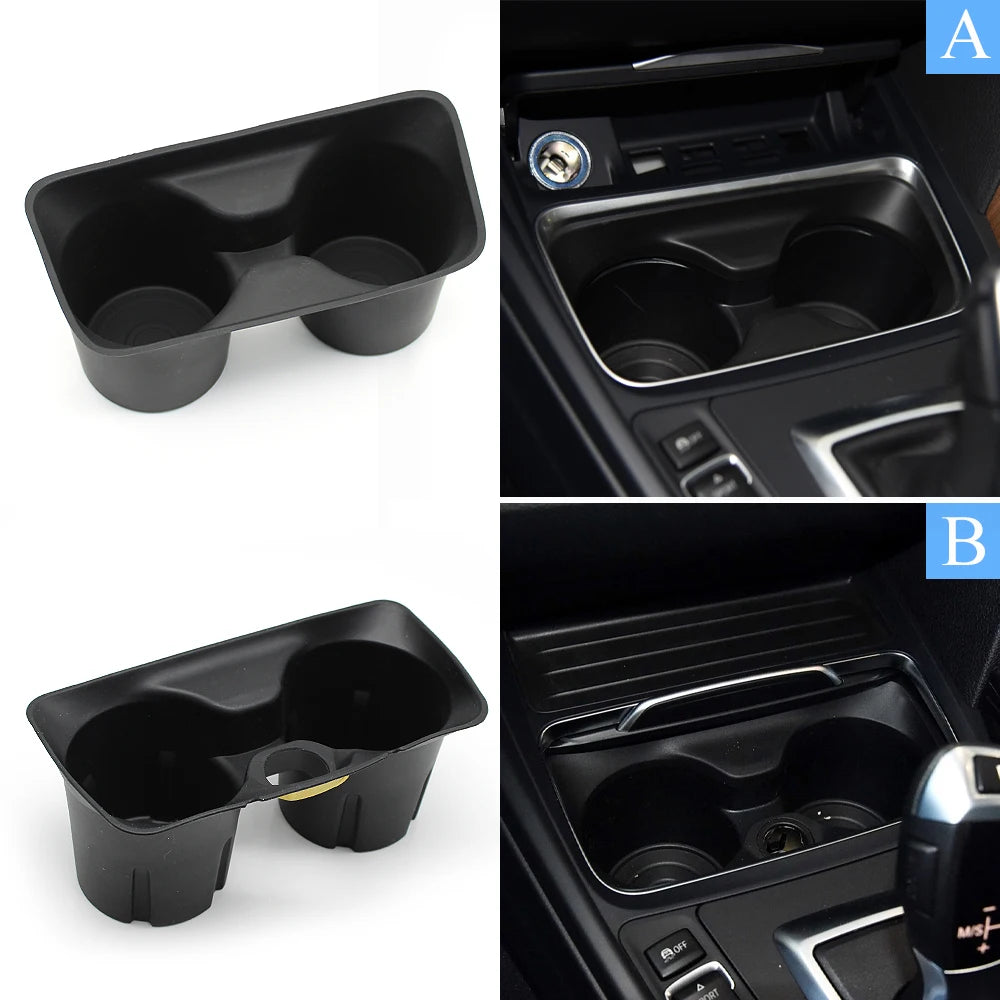 Center Console Drink Water Cup Holder Storage Table Insert Cover For BMW 3 4 Series M3 M4 F30 F31 F34 F35 F80 F32 F33 F36 F82