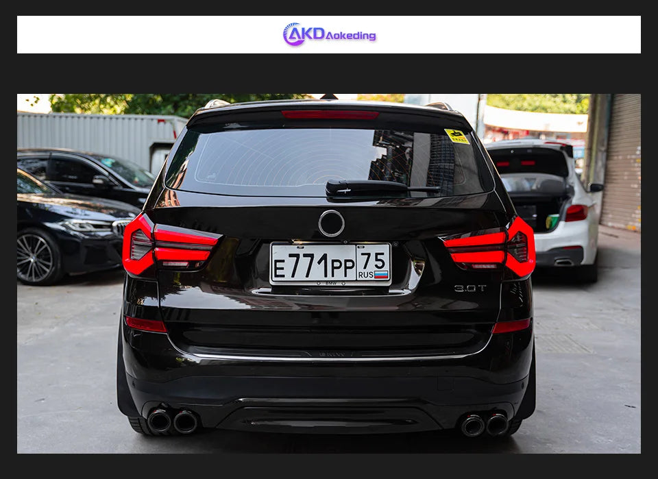 Car Lights for BMW X3 F25 2011-2017 LED Auto Taillight Assembly Upgrade 2023 The Newest G01 G08 Design Signal Lamp Accessories