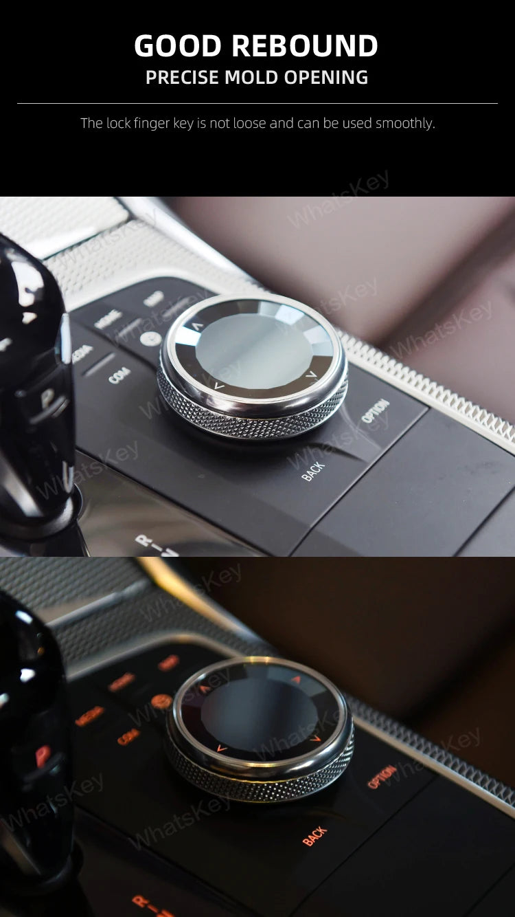 4 Piece Set Crystal Gear Shift Knob Lever For BMW G20 G21 iX3 G08 X3 G01 X6 G06 X7 G07 X5 G05 Automatic Crystal Gear Handle