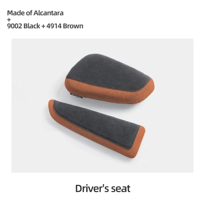 For BMW F30 F20 G20 G30 X3 G01 X5 E70 X6 E71 Made of Alcantara Car Door Armrest Elbow Pad Leg Support Cushion Anti-collision