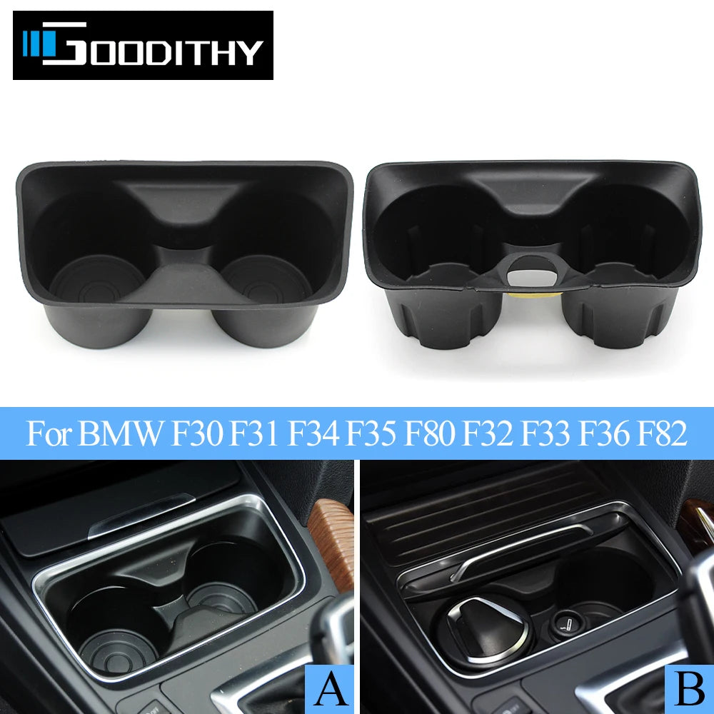 Center Console Drink Water Cup Holder Storage Table Insert Cover For BMW 3 4 Series M3 M4 F30 F31 F34 F35 F80 F32 F33 F36 F82