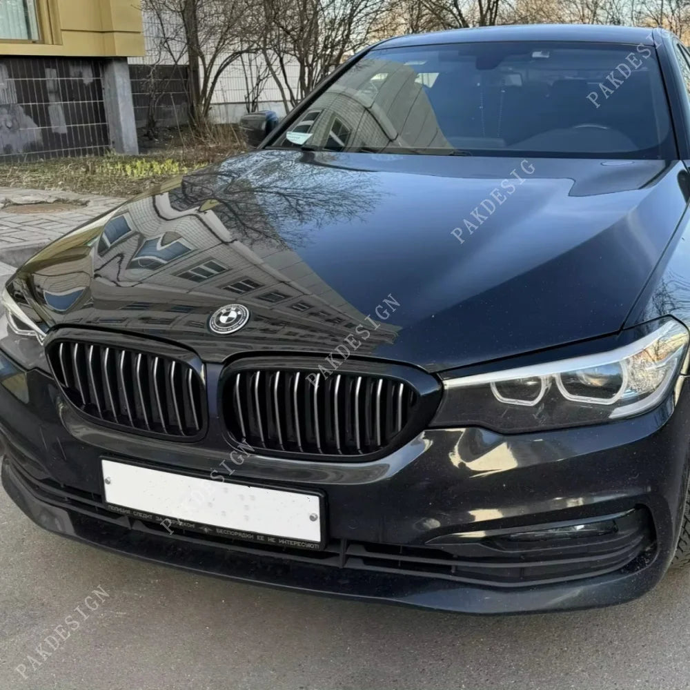 Front Headlight Eyelids Eyebrows for BMW 5 Series G30 G31 G38 F90 M5 525I 530I 540I 2017-2021 High Quality ABS Car Front Bodykit