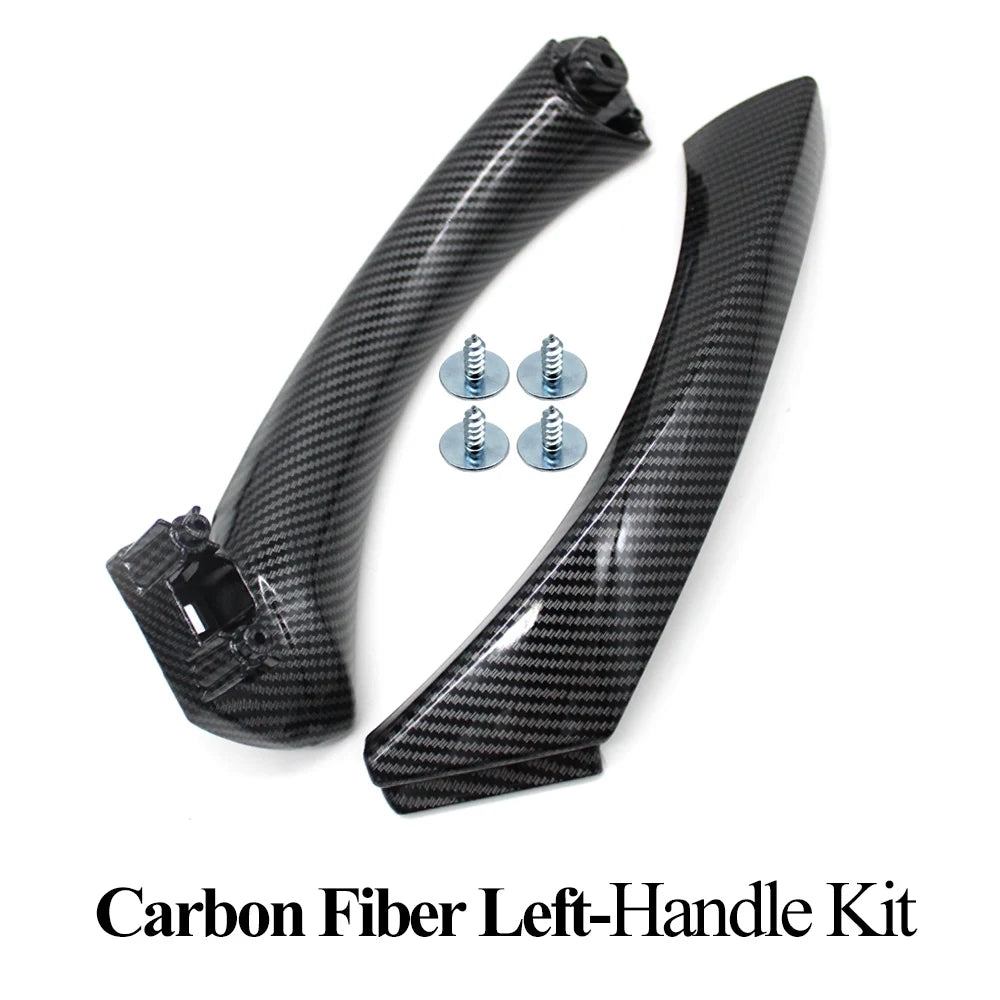 LHD RHD Interior Door Pull Handle Kit With Cover Trim Assembly Replacement For BMW 3 Series E90 E91 E92 316 318 320 325 328i