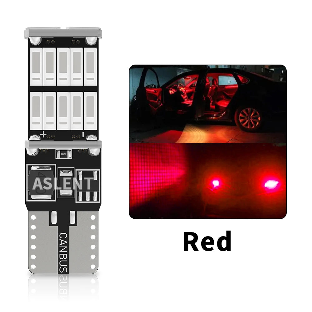 2/10x T10 W5W Canbus Car LED Bulb for BMW Mini Cooper R56 R53 E90 E46 F20 F10 E39 Z4 Interior Dome Trunk Lamp Parking Lights 12V