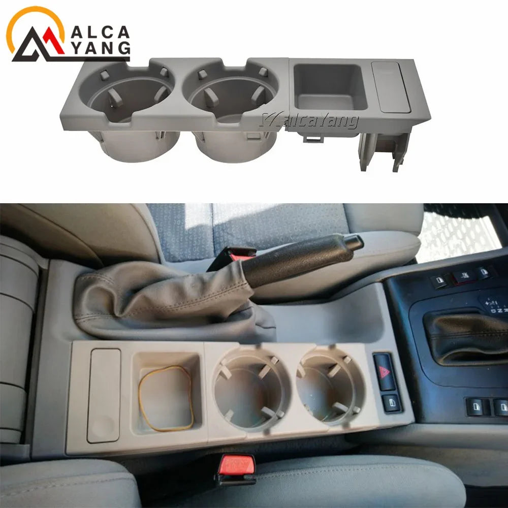 Car Center Console Water Cup Holder Beverage Bottle Holder Coin Tray For Bmw 3 Series E46 323i 318I 320I 98-06 51168217953