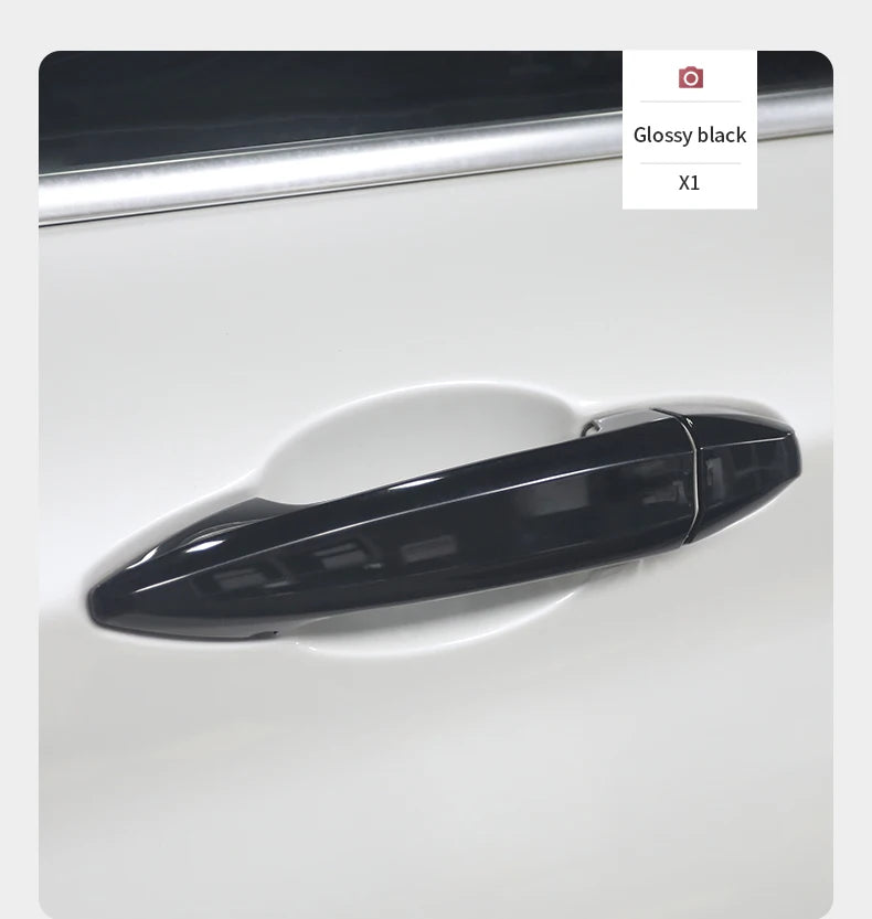 4PCS Car Door Handle Cover Trim Exterior Decoration For BMW G20 G30 G32 X1 F48 X2 F39 X3 G01 X4 G02 X5 F15 G05 G06 5 Series LHD