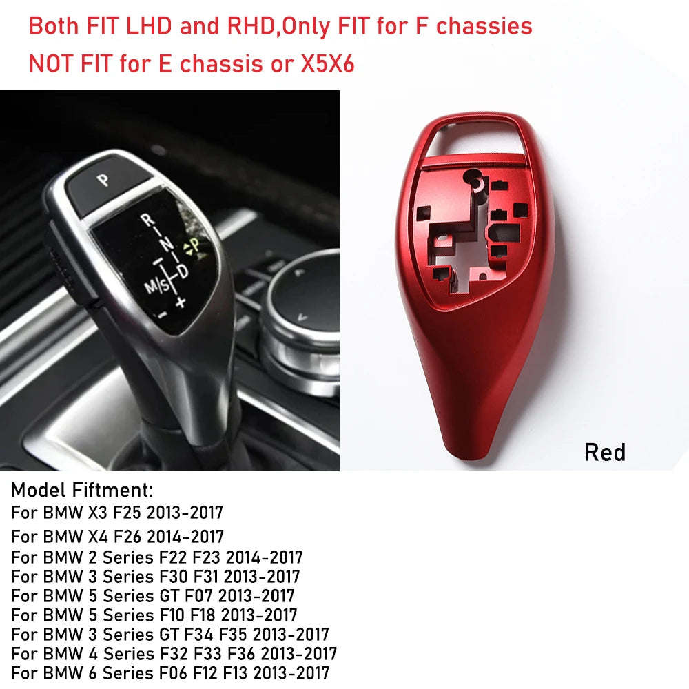 F10 F30 F11 F31 Gear Shift Knob Cover Interior Replacement Gear Shifter Lever Panel For BMW F32 F33 F34 F36 F06 F12 F20 F22 F25