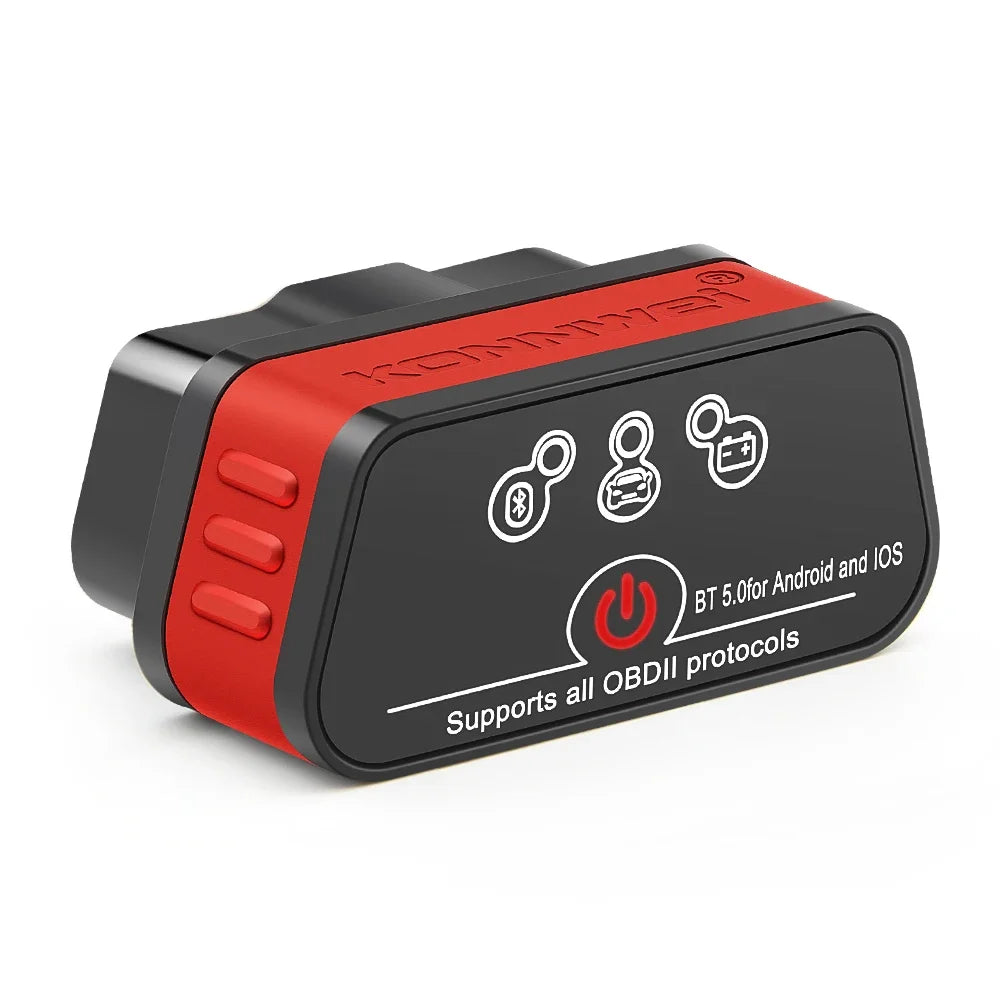 2026 New KONNWEI KW901 ELM327 V1.5 Bluetooth5.0 Car Auto OBD2 Scanner Android/IOS Car Diagnostic Tool Code Reader pk Vgate ICAR2