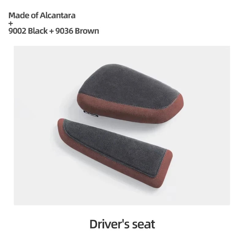 For BMW F30 F20 G20 G30 X3 G01 X5 E70 X6 E71 Made of Alcantara Car Door Armrest Elbow Pad Leg Support Cushion Anti-collision