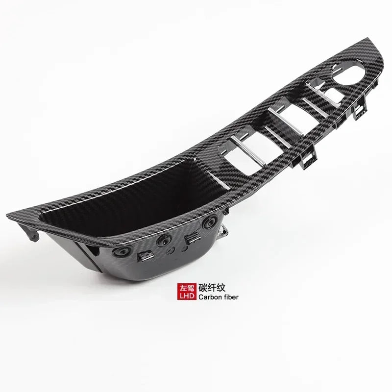 Car Interior Front Left Driver Door Handle Armrest Panel Replacement for BMW 5 Series F10 F11 520i 523i 525i 51417225867
