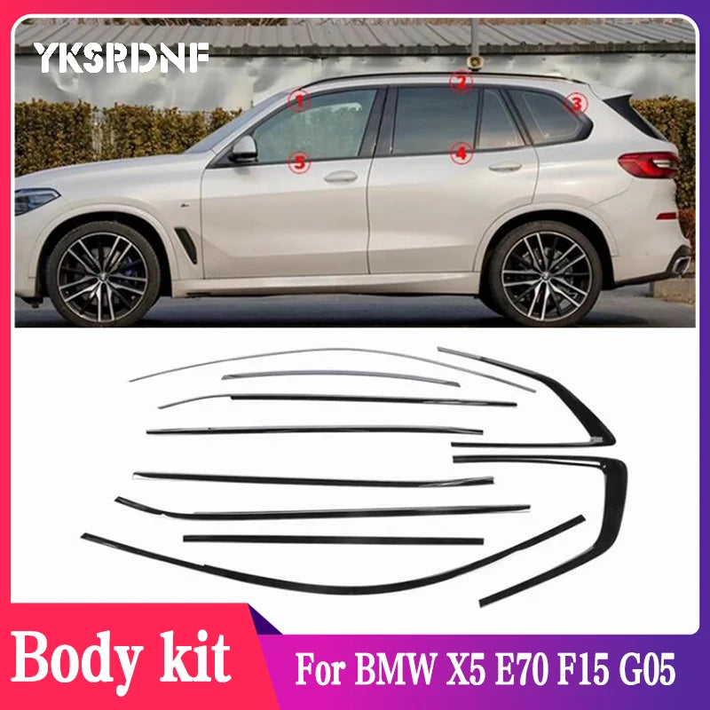 Window frame trim covers for BMW X5 E70, F15, G05