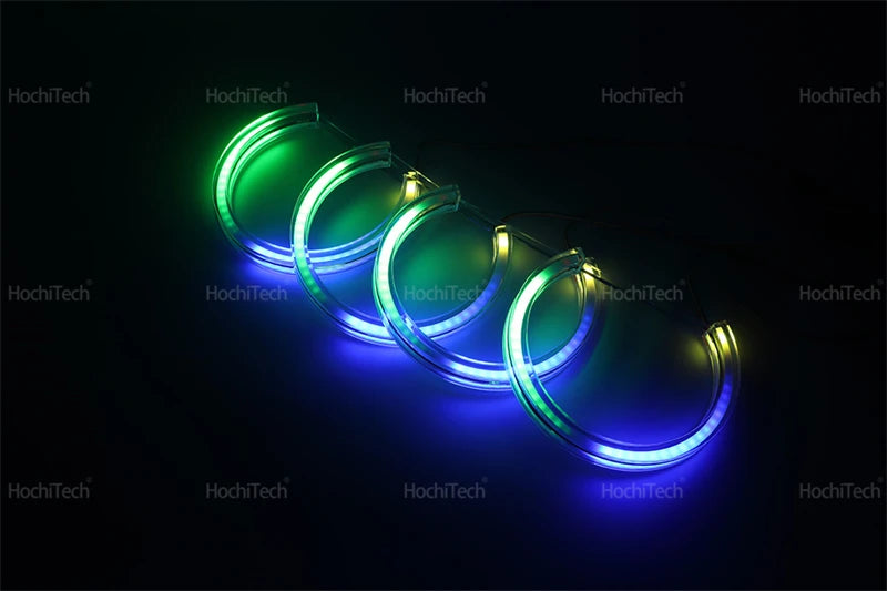 APP Dynamic Angel Eyes Rings Light DRL with Turn Signal Light for BMW 3 5 7 Series E36 E46 E39 E38 728i 740d 325i 328i 740i 730d