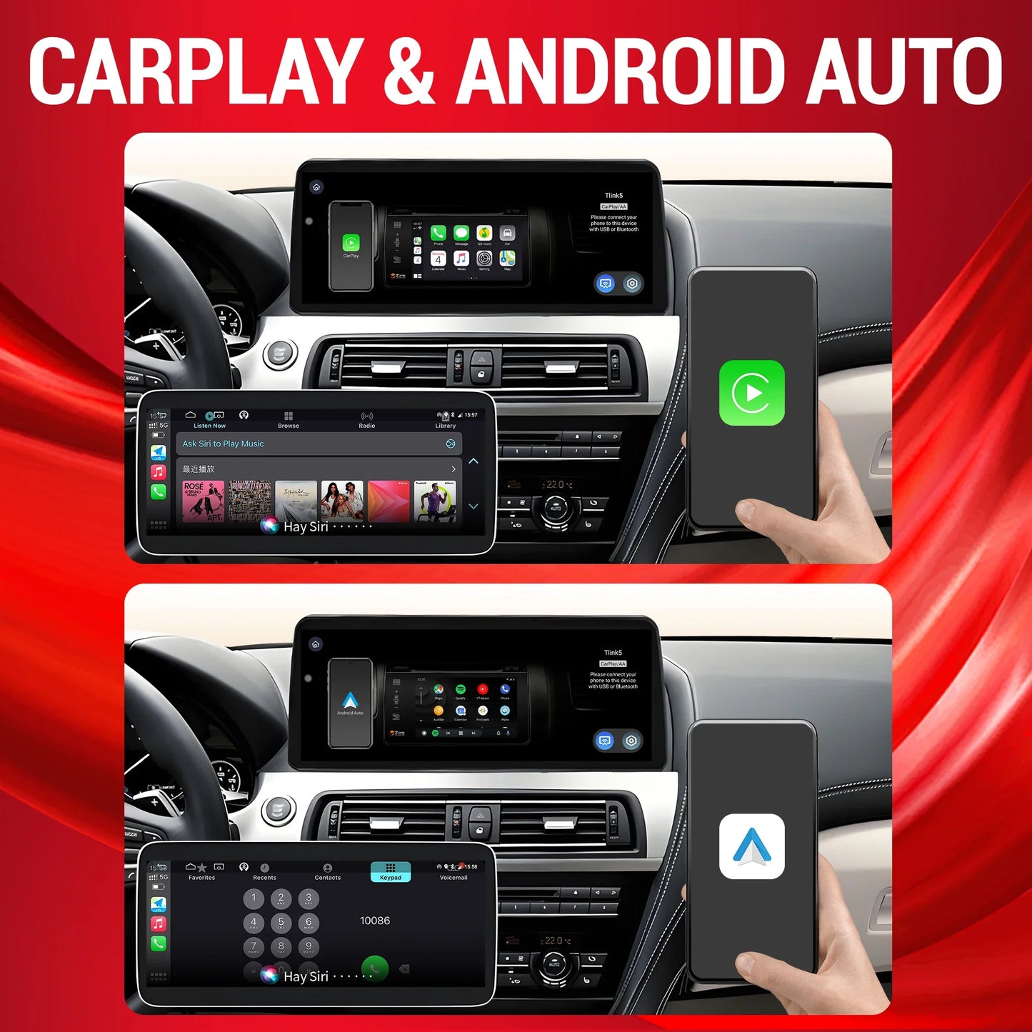 12.3 inch Android 13 For BMW X3 G01 X4 G02 2018-2022 Car Radio 4G GPS Wireless Bluetooth Carplay Snapdragon 680 Head Unit Screen