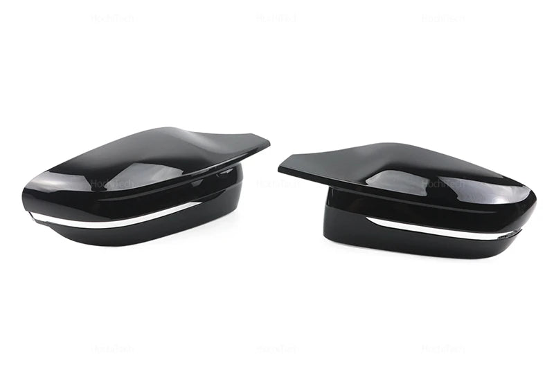 For BMW 3 4 5 7 8 Series G20 G21 G30 G38 G22 G23 G11 G12 G15 G16 Carbon Fiber Glossy Black Replacement Side Mirror Covers Cap