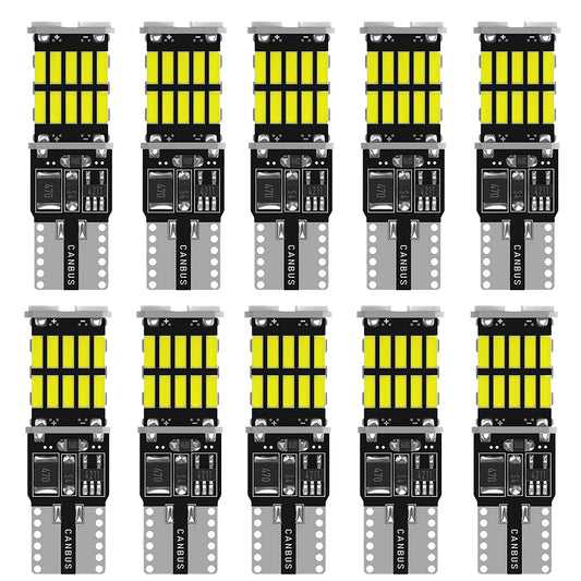 2/10x T10 W5W Canbus Car LED Bulb for BMW Mini Cooper R56 R53 E90 E46 F20 F10 E39 Z4 Interior Dome Trunk Lamp Parking Lights 12V