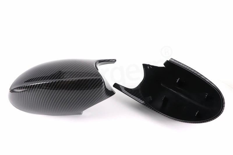 Carbon Fiber Pattern Black Side Mirror cover Caps Replacement for BMW E90 E91 2005-2011 E92 E93 2006-2013 E81 E82 E88 E87 E88