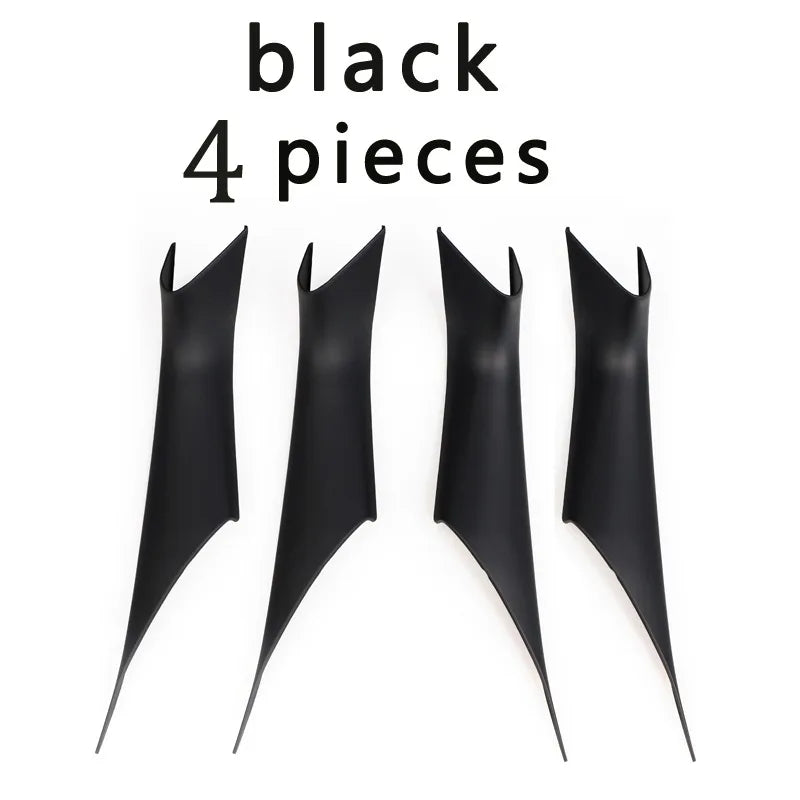 Car Interior Door Panel Grab Handle Covers Carbon Fiber Armrest Protective Trim Car Styling for BMW 5 Series G30 Accessories