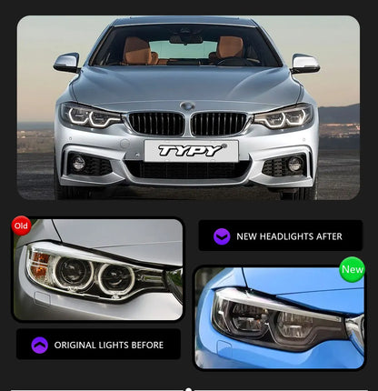 TYPY LED headlights for BMW 4 Series F32, F36 and M4 F82, view 7