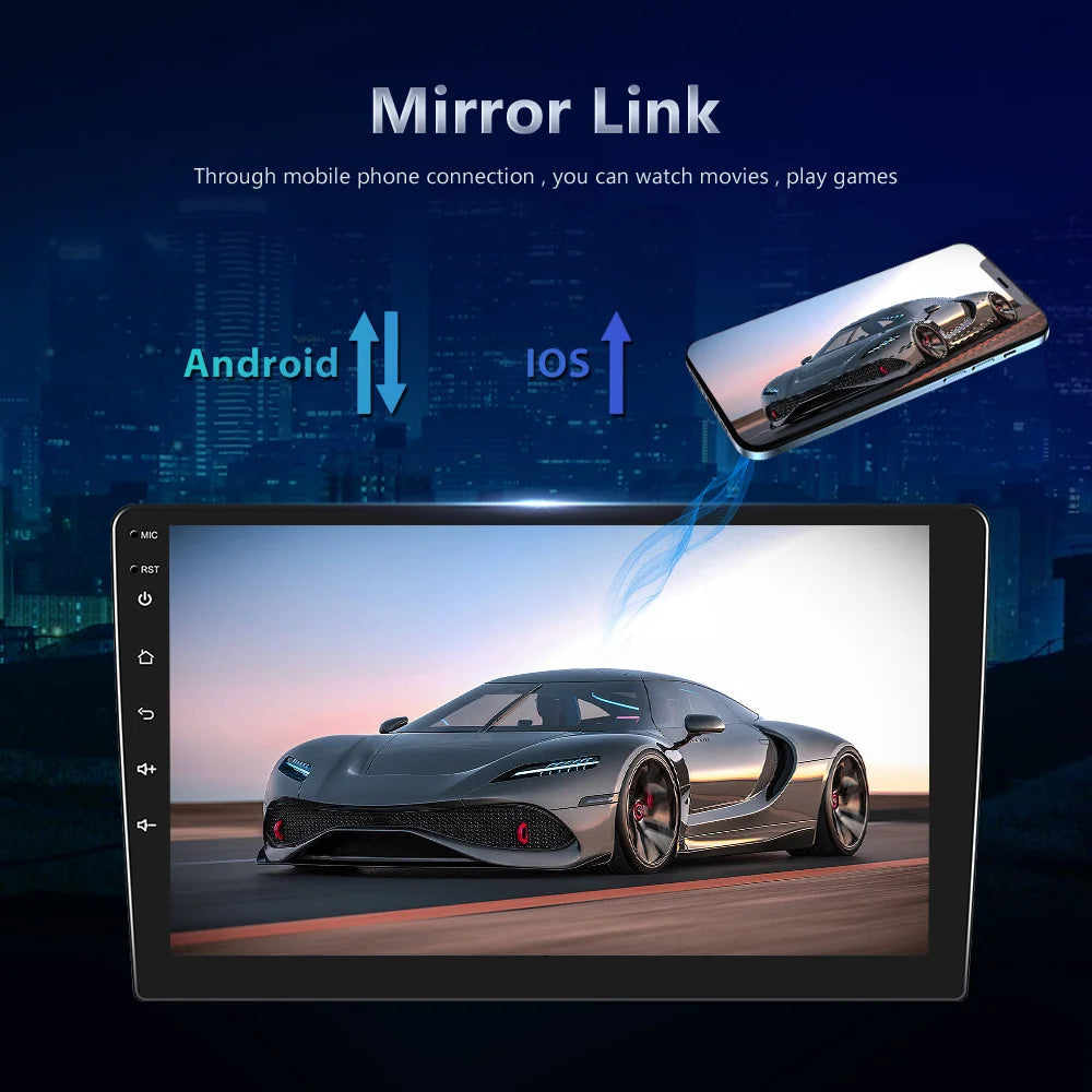 Podofo Wireless Carplay Android Auto Car Radio For BMW E46 1999-2005 Car Intelligent Systems 2din Car Multimedia Player