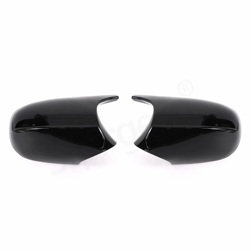Carbon Fiber Pattern Black Side Mirror cover Caps Replacement for BMW E90 E91 2005-2011 E92 E93 2006-2013 E81 E82 E88 E87 E88