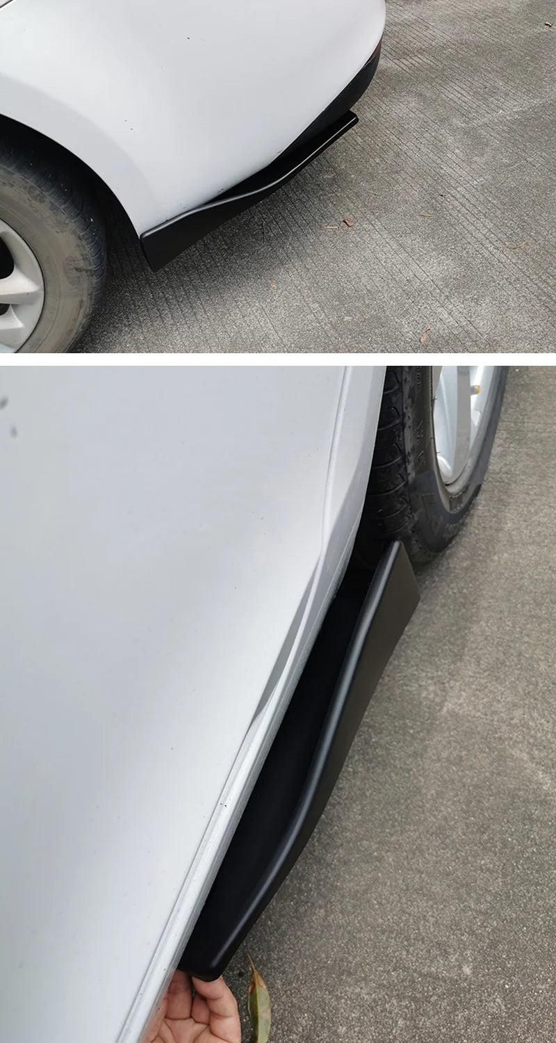 48CM Side Skirt For Car BMW E90 E46 F20 F30 E39 G20 Accessories Universal Extension Protector Rear Bumper Spoiler Diffuser Split