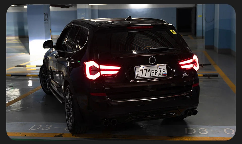 Car Lights for BMW X3 F25 2011-2017 LED Auto Taillight Assembly Upgrade 2023 The Newest G01 G08 Design Signal Lamp Accessories