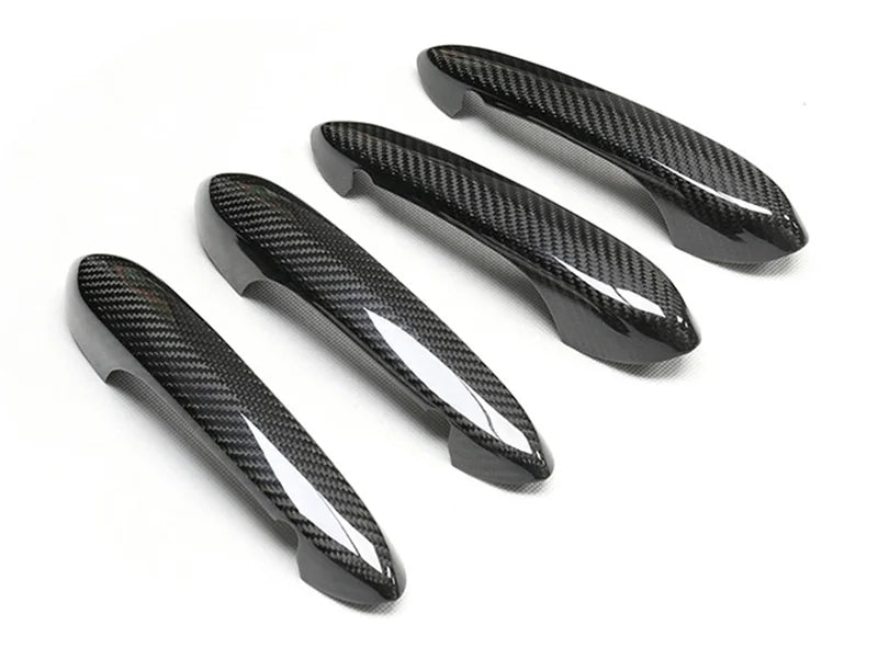 Real Carbon Fiber Car Door Handle Decoration For BMW 3 4 5 6 7 8 X Series X3 X4 X5 X6 X7 G01 G02 G05 G06 F90 G20 G22 G30 G38 G32