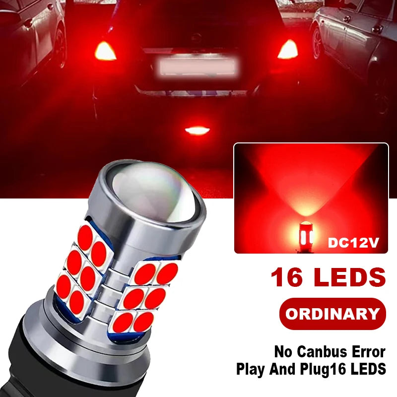 For BMW X3 E83 F25 G01 F97 Taillight with bulbs 2004 2008 2010 2015 2017 2019 2pcs Red LED Brake Stop Tail Lights Blubs No Error