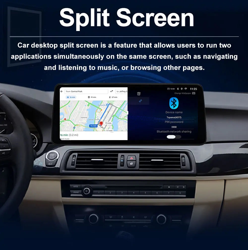 Navi GPS Android 16 for BMW X3 G01 X4 G02 2018 - 2022 EVO System Wireless Carplay Car Radio Multimedia Player BT WiFi DSP Stereo