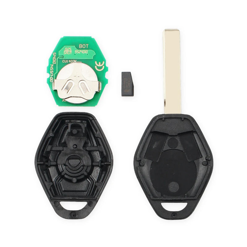 Remote key fob with ID44 chip for BMW E38, E39, E46, E65