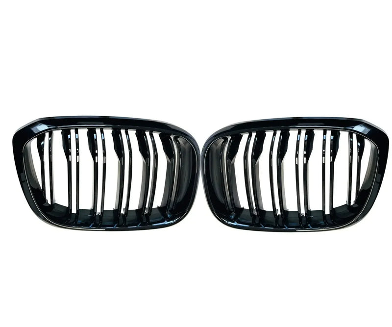 Kidney Grilles, Gloss Black, for BMW X3 G01 Pre-LCI (2018-2021)
