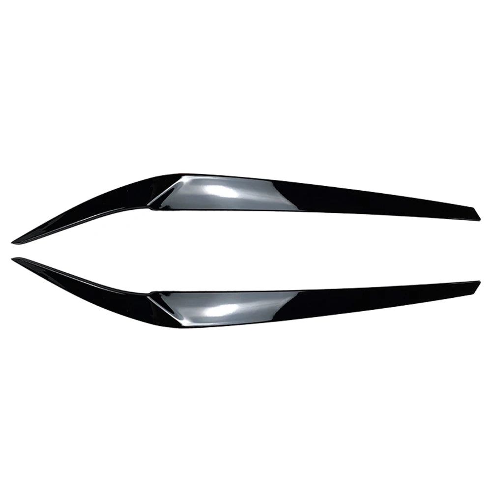 Car Front Headlight Eyebrow Eyelid Cover Trim For BMW 5 Series G30 G31 G38 F90 M5 525I 530I 540I 2017 2018 2019 2020 2021