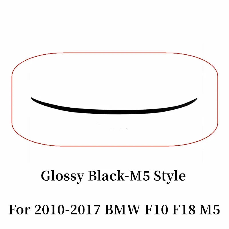 For BMW 5 Series F10 F18 M5 520i 525i 528i 530i 530i M4 M5 MP PSM Style Rear Trunk Lid Car Spoiler Wings Tuning Accessories Part