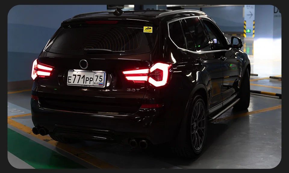 Car Lights for BMW X3 F25 2011-2017 LED Auto Taillight Assembly Upgrade 2023 The Newest G01 G08 Design Signal Lamp Accessories