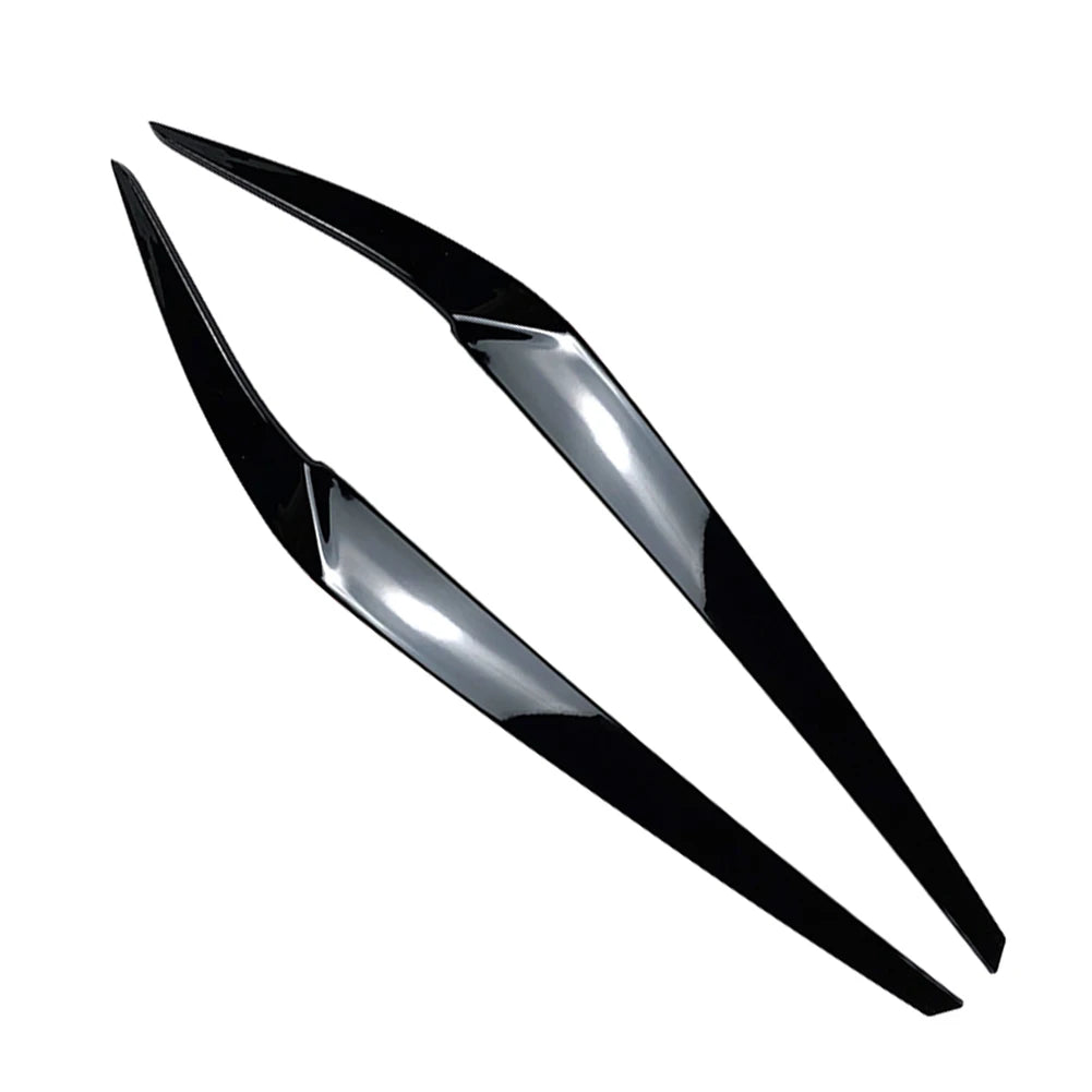Car Front Headlight Eyebrow Eyelid Cover Trim For BMW 5 Series G30 G31 G38 F90 M5 525I 530I 540I 2017 2018 2019 2020 2021
