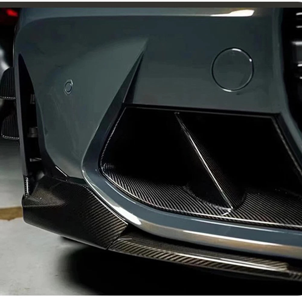 For BMW G80 M3 G82 G83 M4 2021-2023 Front Splitter Bumper Lip Spoiler Diffuser Body Kit Front Bumper MP Style Front Spoiler