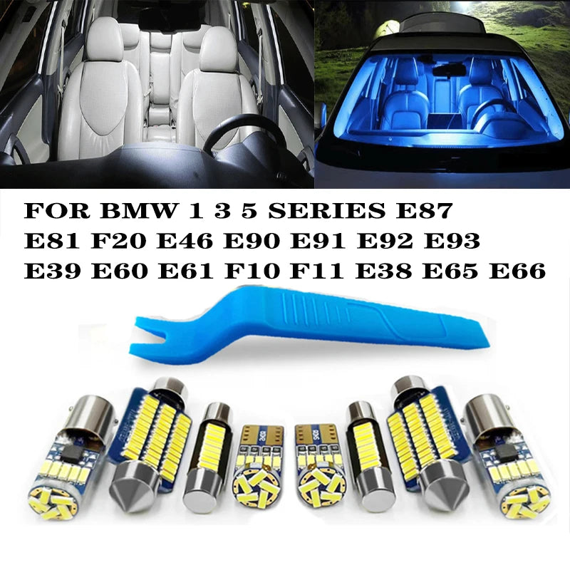 Canbus LED interior bulb kit for BMW E46, E90, F30 and F10