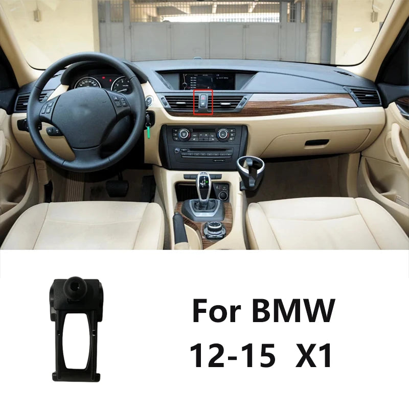 Car Special Phone Holder Stand 17mm Ball Head Base Interior GPS Mount Bracket For BMW 1/2/3/4/5/7 Series/X1X2/X3/X4/X5/X6/X7