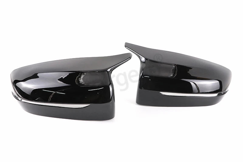 2Pcs Car Bright Black Side Rear View Mirror Cover Replacement For BMW 3 4 5 7 Series G20 G22 G30 G31 G38 G11 G12 2016 - 2022