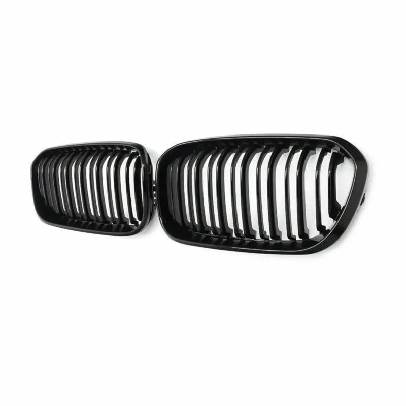 Kidney Grilles, Gloss Black, for BMW 1 Series F20 / F21 LCI (2015-2019)