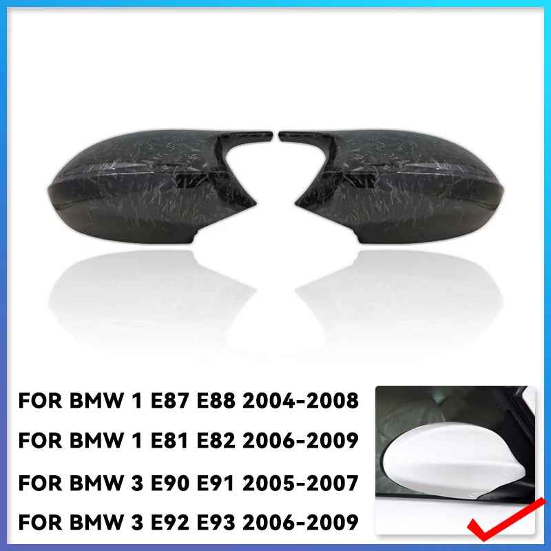 Side Rearview Mirror Cap Wing Mirror Cover Fit For BMW E90 E91 2005-2011 E92 E93 2006-2013 E81 E82 E88 E87 E88 Car Accessories