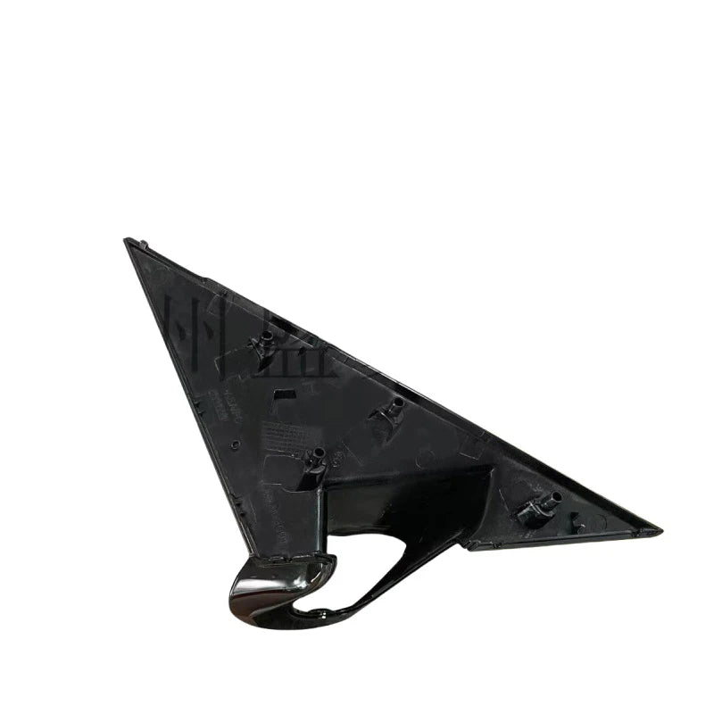 Black Front Window Triangle Trim Plate Side Mirror Garnish Cover Panel Mirror Base Holder for BMW 3 Series G20 G21 G28 2020-2023