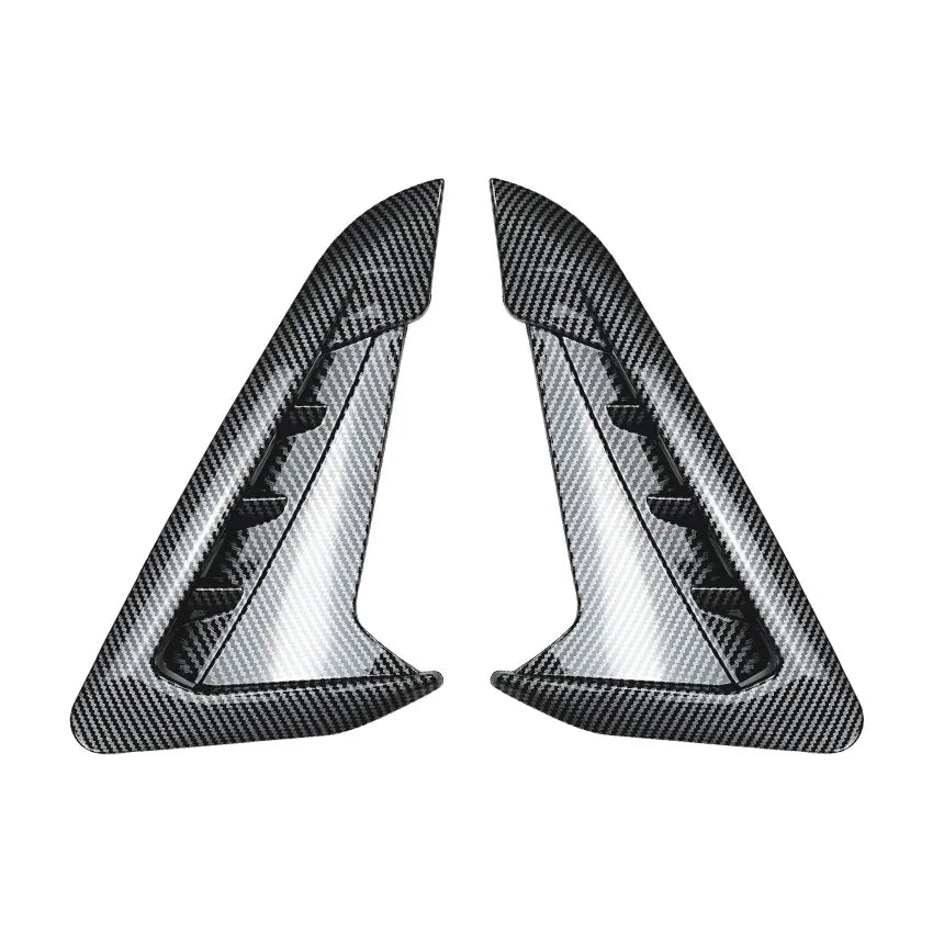 Car Side Fender Spoiler Wind Knife Side Gills Air Vent Decorative Side Wing Stickers For BMW X3 X4 G01 G02 M Sport 2018-2023+