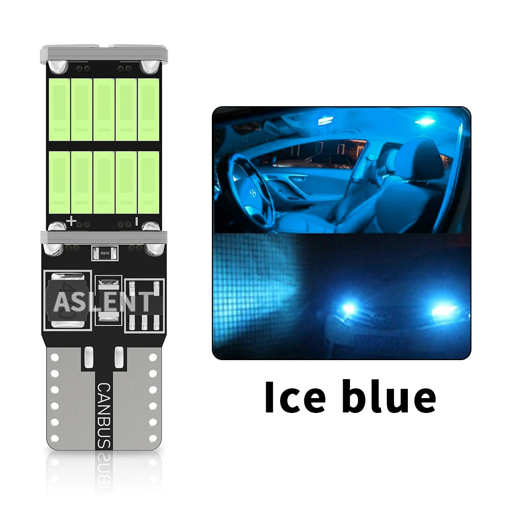 2/10x T10 W5W Canbus Car LED Bulb for BMW Mini Cooper R56 R53 E90 E46 F20 F10 E39 Z4 Interior Dome Trunk Lamp Parking Lights 12V