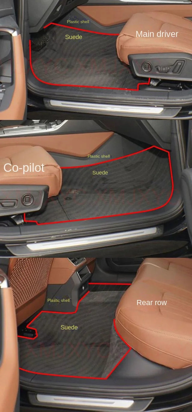 Artificial Leather Custom Car Floor Mats for BMW 4 Series F32 Coupe F33 Convertible F36 Gran Coupe Interior Accessories Details